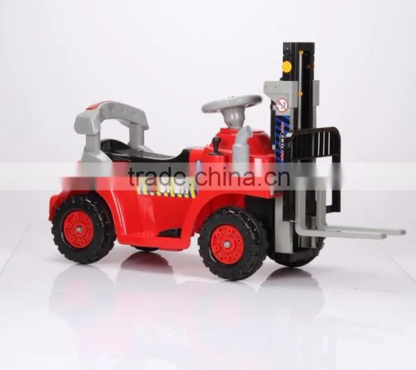 NEW 2015 Plastic Electric Children Ride on Toy Engineering Cars Kids FORK photo-4