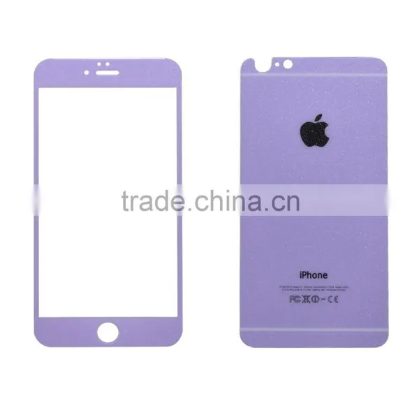2015 Full Cover Printed Screen Protector for Iphone Color Tempered Glass Screen Protector on photo-2