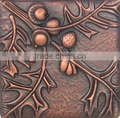 copper panels tiles
