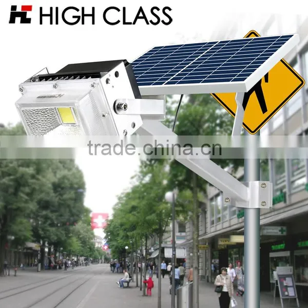 Outdoor Waterproof IP65 10W 15W Time Mcirowave Sensor Control LED Solar Street Lamp photo-3