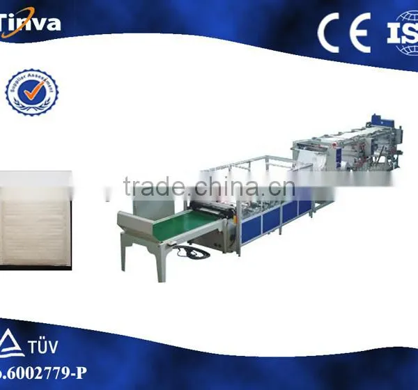 From China three sides foam & coated kraft paper laminating envelope making equipment