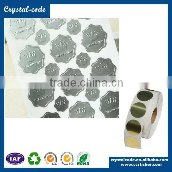 Metallic Disposable Plastic Transfer Silver Foil Paper photo-6