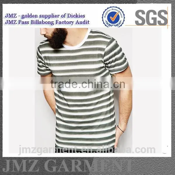 Stripe Shirt Strong Man Shirt Fashion Tshirt photo-3