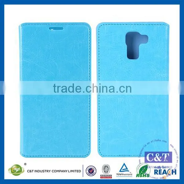 C&T Luxury Smart PU Leather Wallet Case Cover For Huawei Honor 7 photo-2