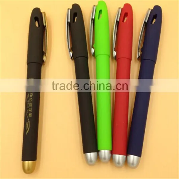 Colored Rubber Plastic Gel Ink Pen (G-138) photo-2