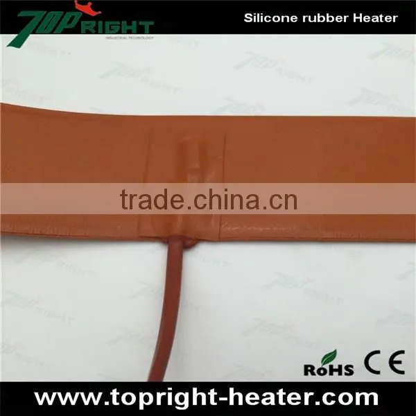 230v Electric Heating Drum Band Heater Silicone Rubber Pad Heater With Spring photo-5