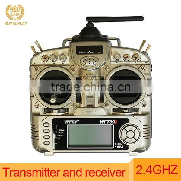 2014 BRAND NEW WFLY WFT09II 2.4GHz 9 Channels Transmitter and Receiver for Octocopters Hexacopters Quadcopters Multicopters