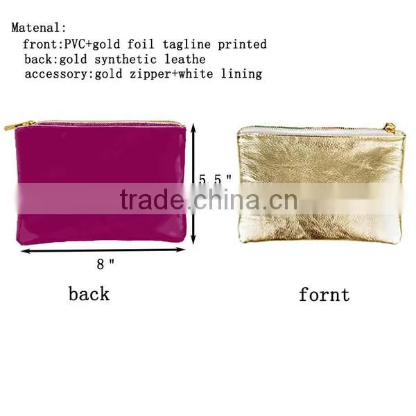 Custom Zipper Pouches Custom Pouches Gold Zipper Pouches photo-3