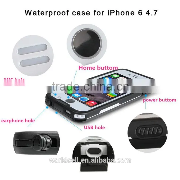 Manufacture Waterproof Case Cover for Iphone6 Plus Mult-function photo-6