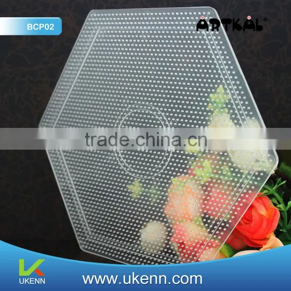 The Best ARTKAL Fuse Beads Kid Toy Hexagonal Pegboard for 2.6mm Hama Beads photo-3