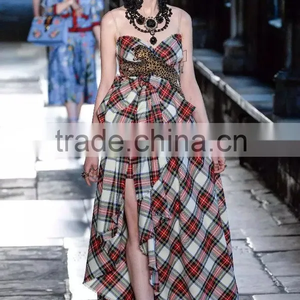 Designer Cotton Gucci Plaid Check Fabrics for Shirt Dress Skirt photo-6