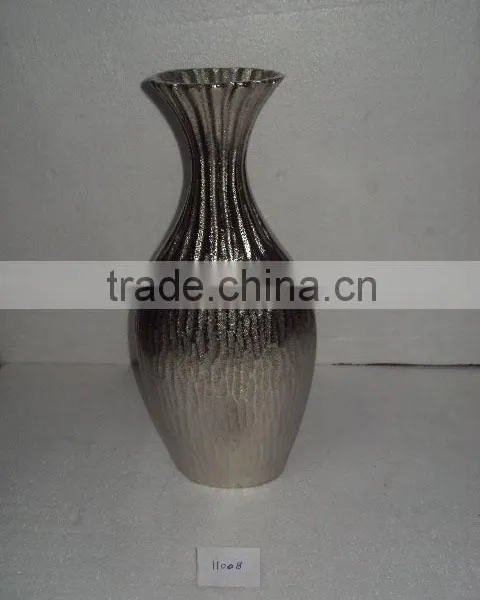 Aluminium Textured Vase