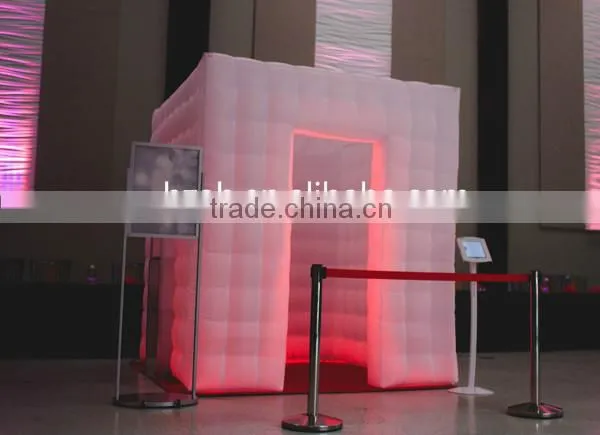 LED Inflatable Photo Booth Cube Tent for Wedding Decoration photo-4