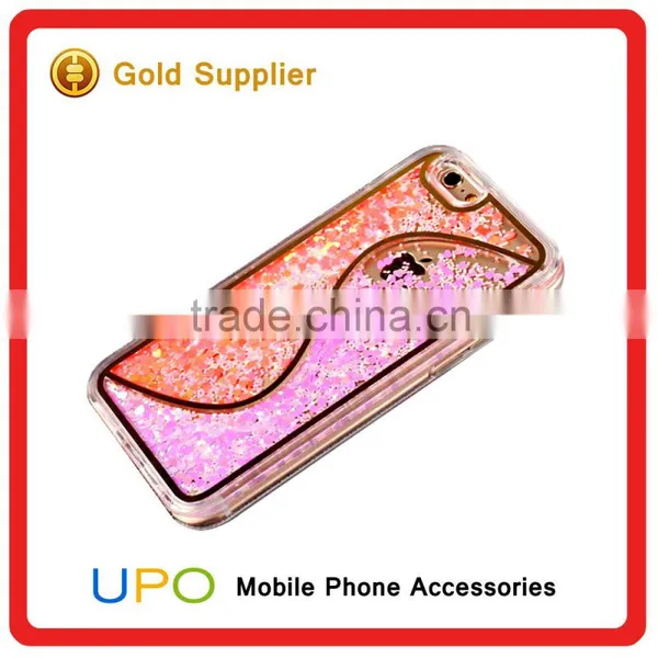 [UPO] 2016 New Design Colorful Bling Glitter Star 3D Liquid Quicksand Hard Plastic TPU Mobile Case for Iphone 6 photo-6