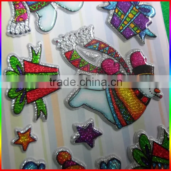 Christmas Puffy Stickers Lovely photo-3