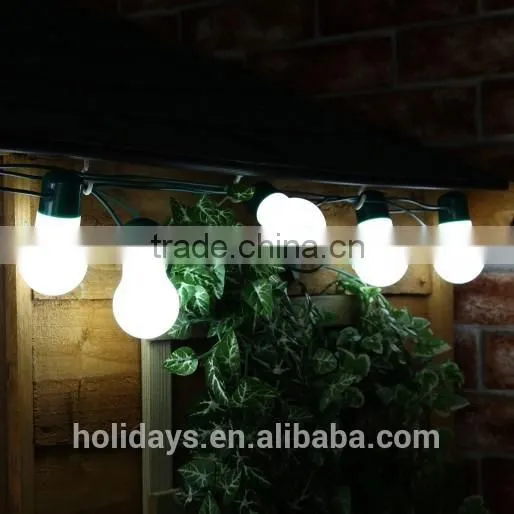 6M White Solar Party Festoon LED Light Bulb photo-4