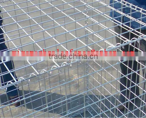 2*1*1m Galvanized Gabions Basket, Gabion Wall as per ASTM A975-97 With CE SGS Certificate photo-2