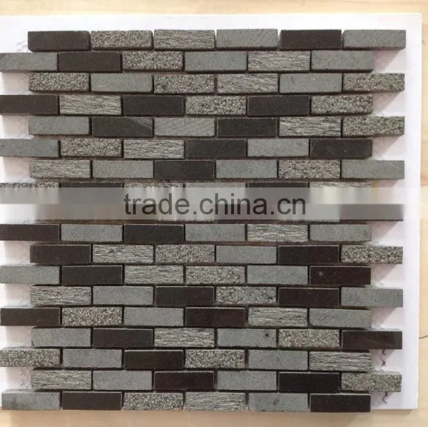 Natural Slate Stone Mosaic Tiles photo-4
