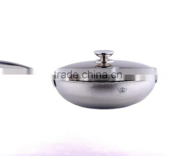 Hign Quality Titanium Wok With Royal Appearance and Various Sizes Titanium Cookware Non Stick Wok photo-3
