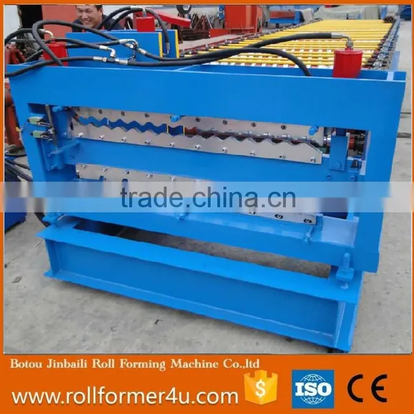 Widely Used Double Layer Roll Forming Machine for Trapezoidal and Corrugated for Roof photo-3