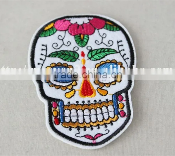 2016 New Fashionable Patch Work Blouse Designs Colorful Pattern Neck Collar Patch for Sale photo-5