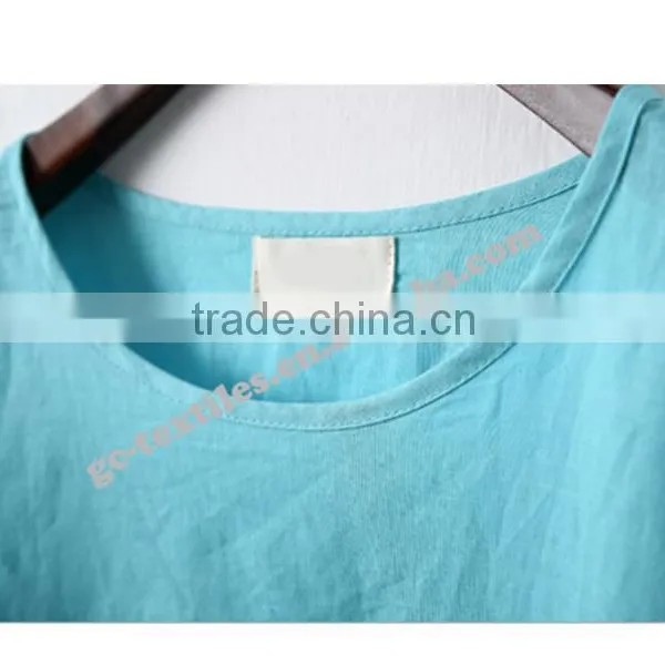 Girl's Printed Super Cute Round Neck Blue Short Sleeve T-shirts photo-3