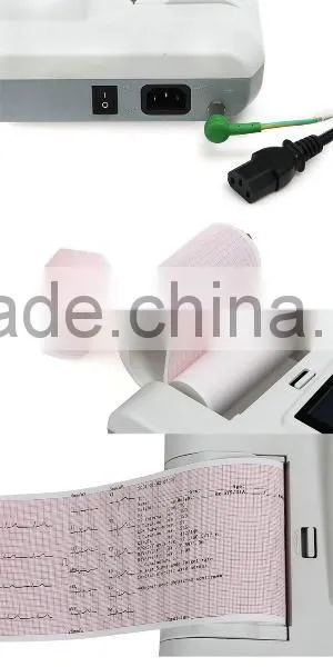 Hot Selling Portable 6 Channel 7 Inch Touch Screen Digital ECG Machine Ekg Monitor photo-4