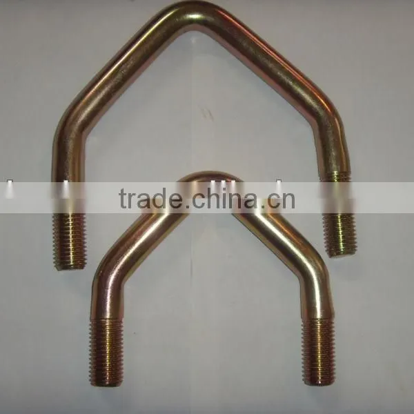 High Quality Zinc Plated U Bolts With Nylon Locknut/hexagon Head Botls Series/grooved Bolts/special Bolts /lag Bolt photo-2