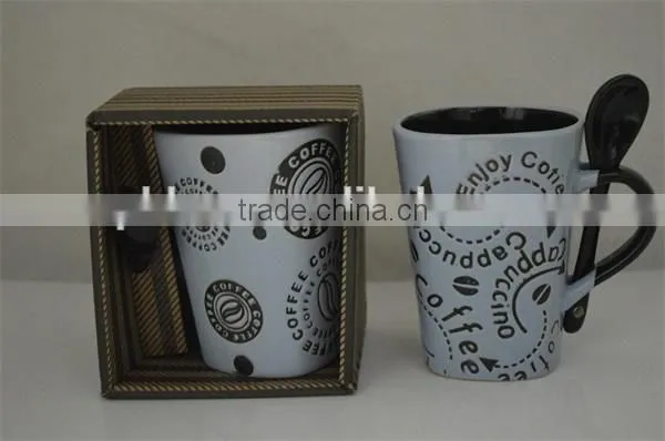 Best Selling Ceramic Glazed Mugs Cups Customizable Designs With Color Box photo-3