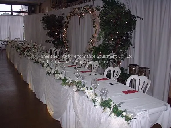 Portable Pipe and Drape Kit for Wedding Backdrop photo-4