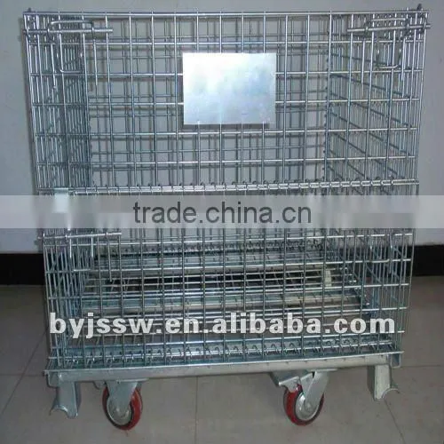 Rolling Wire Mesh Container