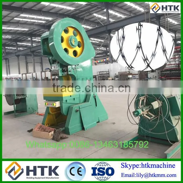 Easy to Operate High Efficient Galvanized Razor Barbed Wire Machine photo-2