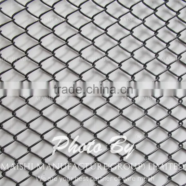 BLACK UV Treated PVC Coated Chain Link Mesh photo-4