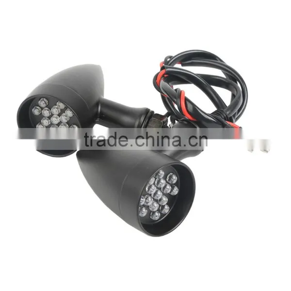 Motorbike LED Mini Turn Signal Light For Sporster Softail Bobber Customer photo-2