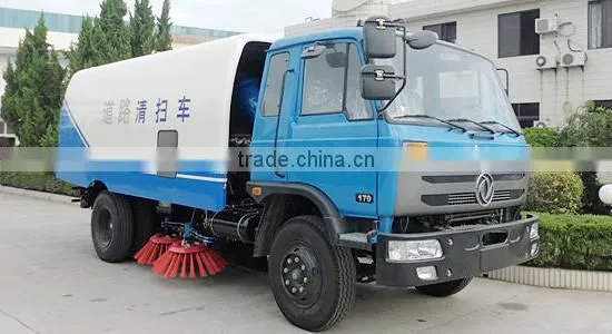 Chengli 4x2 Dongfeng Euro3 190hp 10 Tons RHD Sweeper Truck photo-3