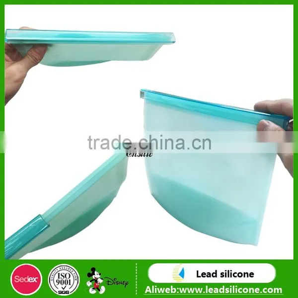 21*18CM FDA Fresh Silicone Food Bag photo-5