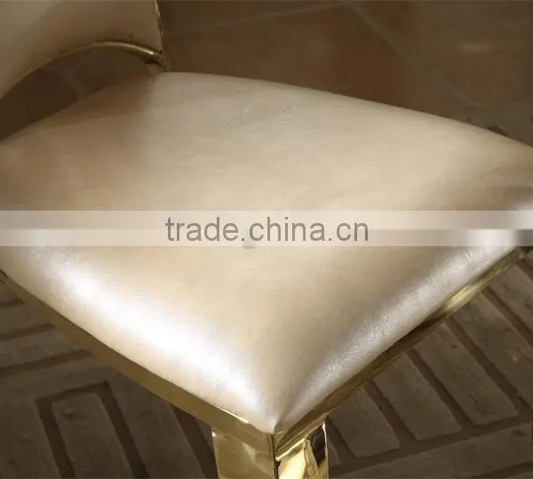 Metal Frame Lounge Used Leather Dining Chair photo-4
