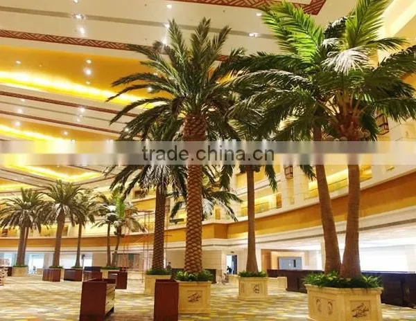 Fake Coconut Tree Resist Wind,frost,rain,UV,snow&decay Artificial Palm Tree photo-6