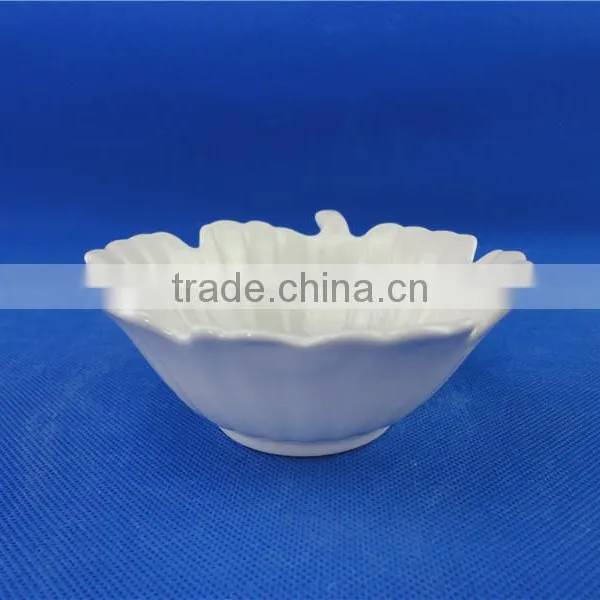Stock Small White Ceramic Pudding Bowl photo-4