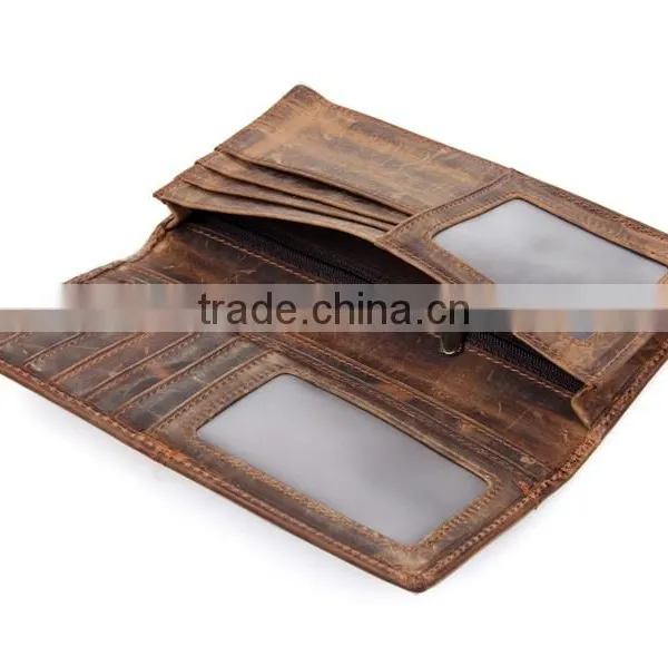 Men's Soft Simple Style Cowhide Leather Wallet photo-3