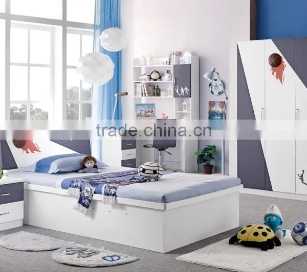 RD103 Sweet Girl Cherry Princess Bedroom Set 2015 New Children Kids Colofurl Cartoon Furniture on Sale in Stock photo-4