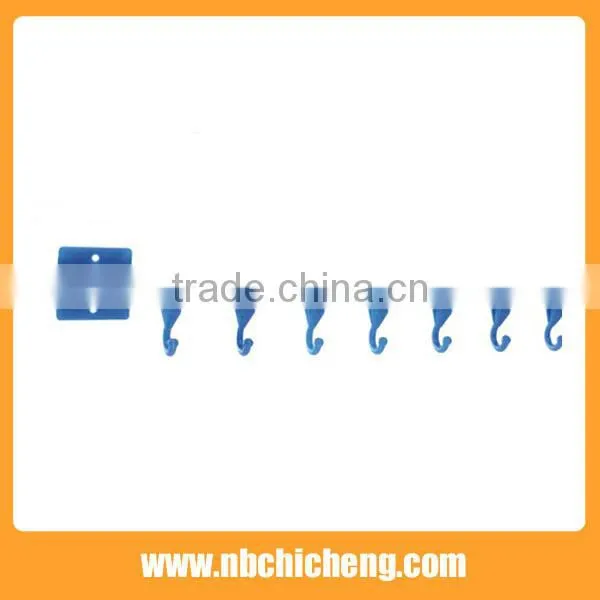 Suction Cup Row Hook Plastic Bath Towel Hook J Hanging Hooks photo-2