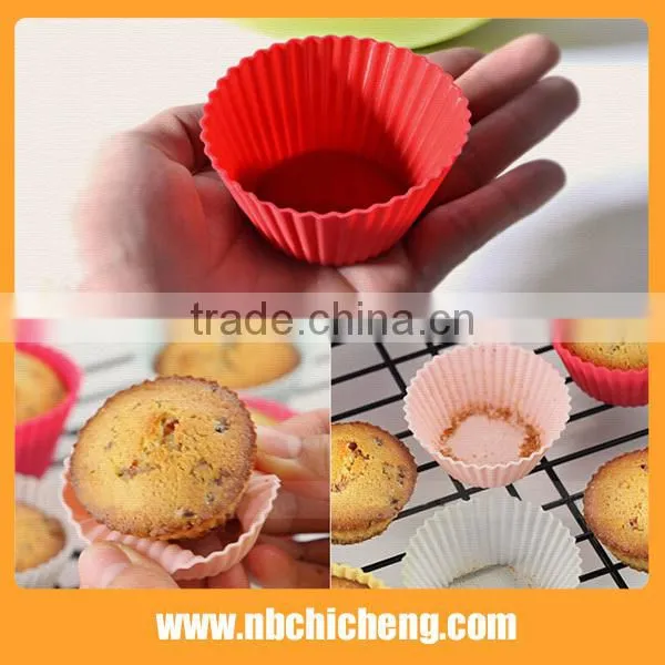 Silicone Baking Cup Muffin Cupcake Mold Muffin Cups Cake Baking Molds photo-4