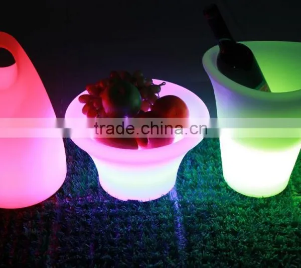 Modern Led Bar Furniture, Led Fruit Pot, Rechargeable Led Ice Bucket photo-6