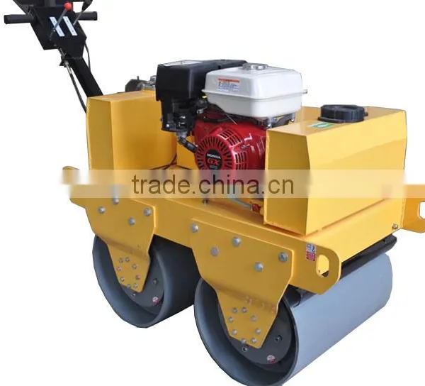 Double Drum Walk Behind Vibratory Road Roller With Good Quality photo-5