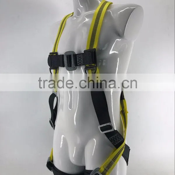 Yellow Cheap Full Body Harness With Lanyard photo-3