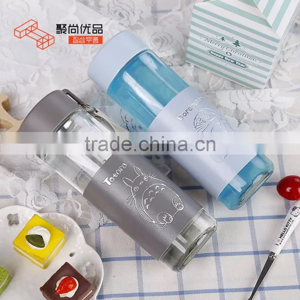 L00020 2017 High Quality Stylish Design Custom Handmade Pyrex Heat-Resistant Clear Glasses Bottles photo-3