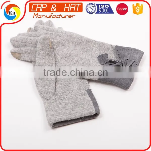 2015 Imprint Logo Magic Unisex Winter Knit Stretch Touch Screen Gloves,Screen Touch Gloves ----Top photo-4