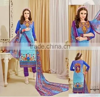 Long Readymade Printed Suits
