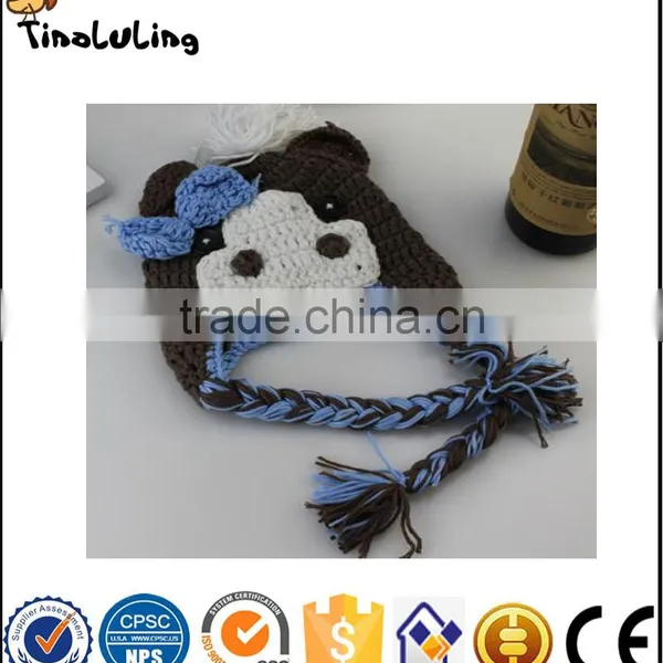 NPT33 New Top Sale Newborn Photography Props Handmade Woolen Baby Hat photo-3